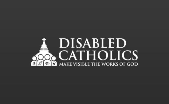Disabled Catholics logo.